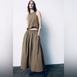 ZARA FULL MIDI SKIRT ZW COLLECTION